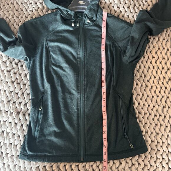 Mammut Swiss Design Runbold Midlayer Women's S Jacket Hooded Teal 1010-23200 - Picture 10 of 10